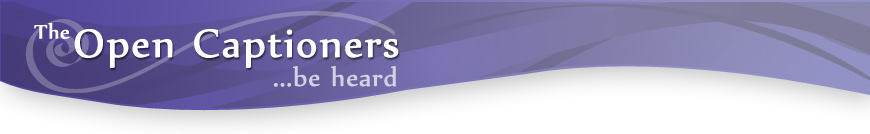 The Open Captioners - real-time captioning services for businesses, educational institutions, arts and community organizations