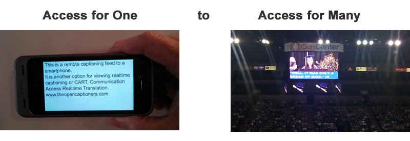  Randi Friedman open caption services for smartphone or arena - access for one to access for many